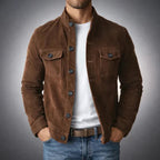 Men's Casual Shirt Jacket | Button-Front