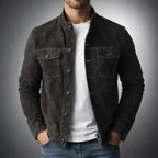 Men's Casual Shirt Jacket | Button-Front