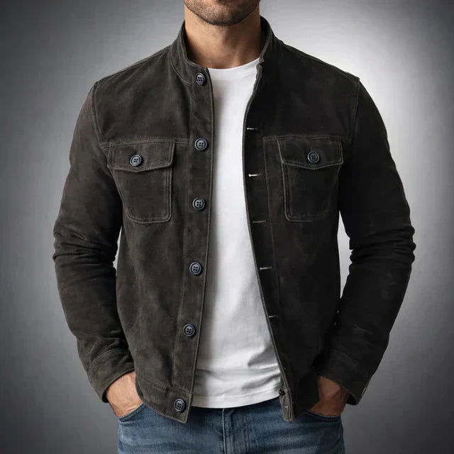 Men's Casual Shirt Jacket | Button-Front