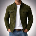 Men's Casual Shirt Jacket | Button-Front