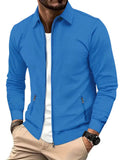 Men's Textured Zipper Jacket | Zip Pockets