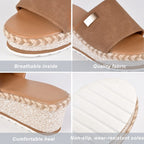 Women's Boho Wedge Sandals | Slip On