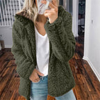 Women's Winter Casual Fur Jacket | Hooded