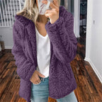 Women's Winter Casual Fur Jacket | Hooded