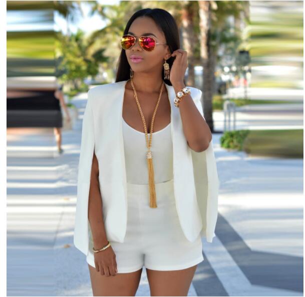 Women's Formal Cape Blazer | Open Front