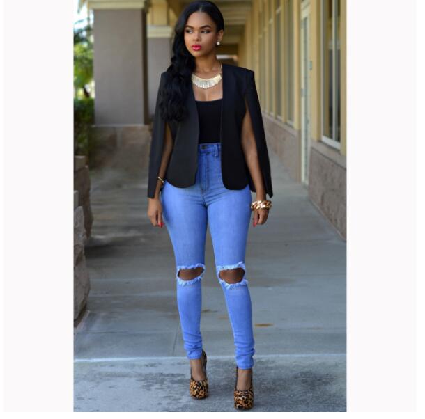 Women's Formal Cape Blazer | Open Front