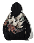 Men's Streetwear Oversized Black Hoodie | Graphic