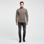 Men’s Textured Half Zip Sweater | Winter