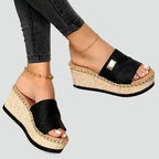 Women's Boho Wedge Sandals | Slip On