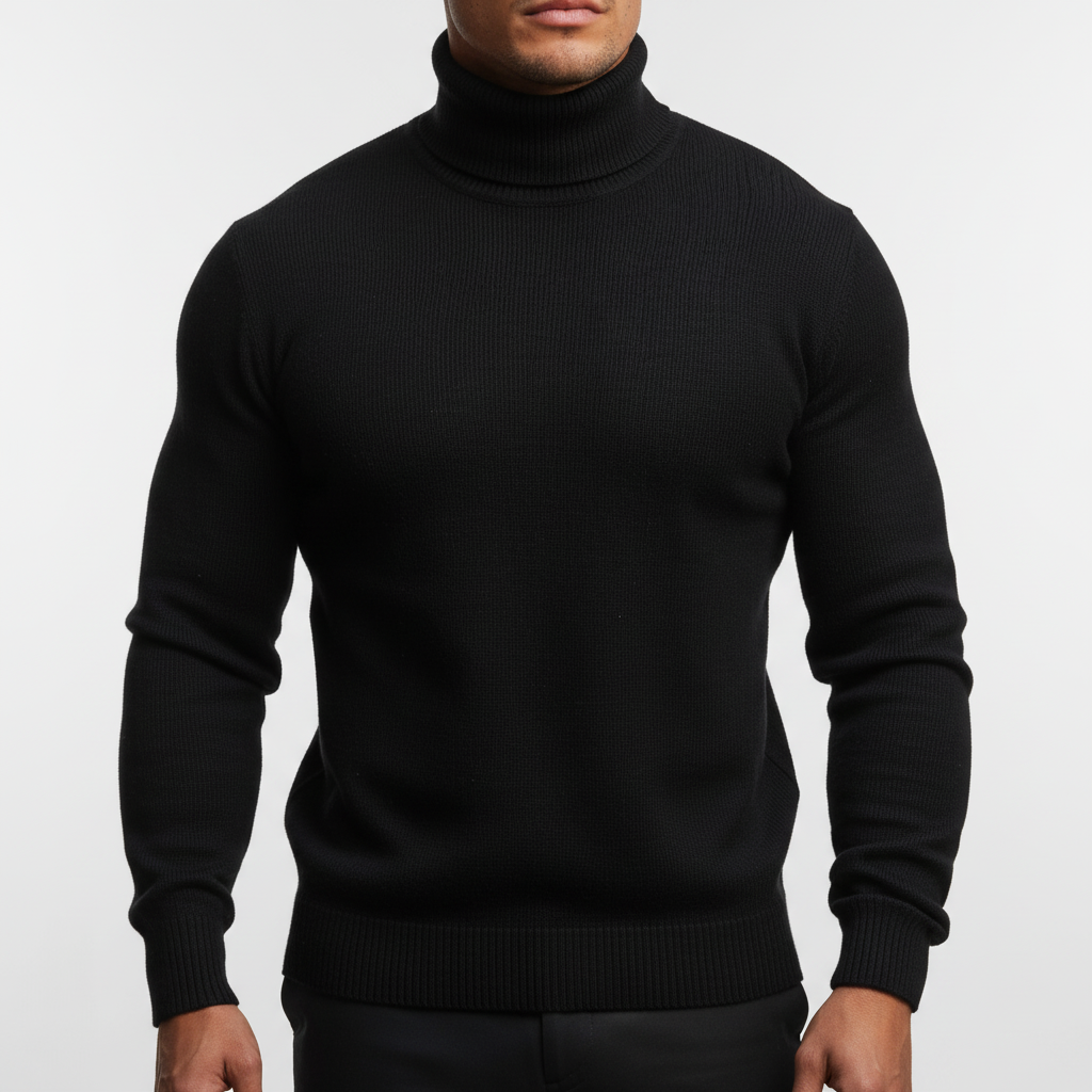 Men’s Elegant Turtleneck Sweater | Fall