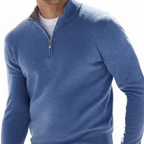 Men’s Knit Quarter Zip Sweater | Stylish