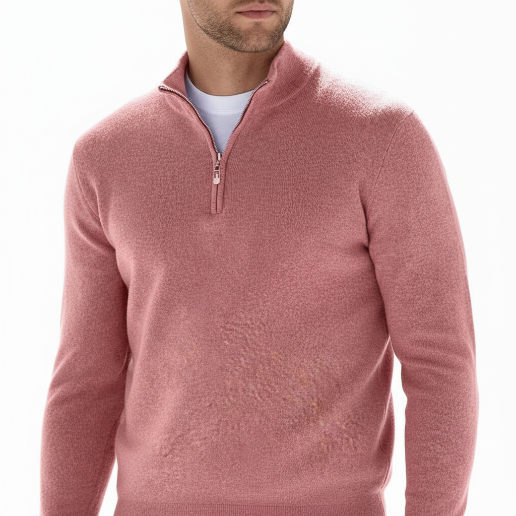 Men’s Knit Quarter Zip Sweater | Stylish