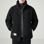 Men’s Zip-Up High-Collar Jacket | Winter