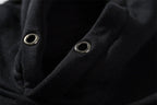 Men's Streetwear Oversized Black Hoodie | Graphic