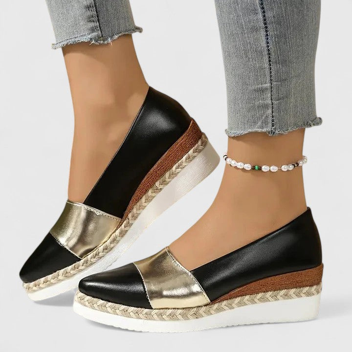 Women's Summer Point Toe Wedge Shoes | Slip On