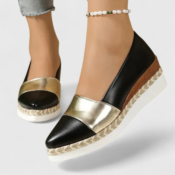 Women's Summer Point Toe Wedge Shoes | Slip On