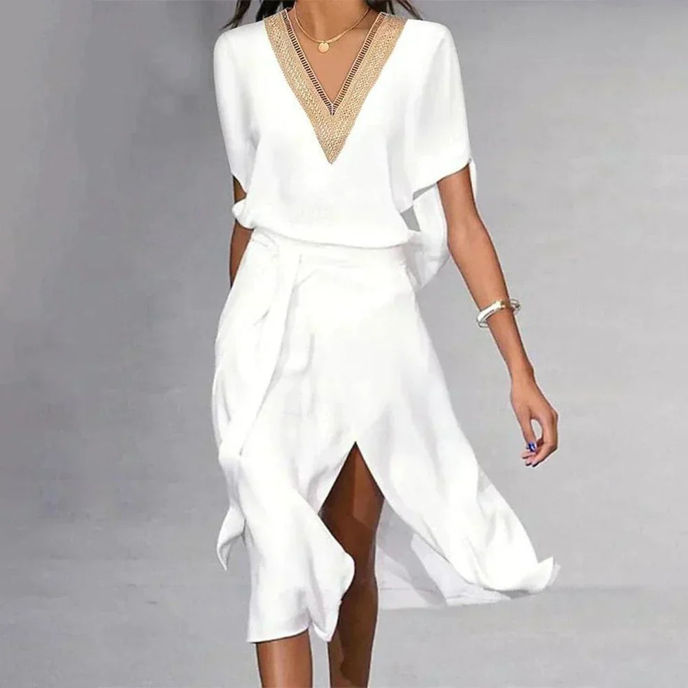 Women's Elegant Minimalist Dress | Midi