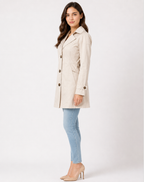 Women's Classic Short Trench Coat | Belted