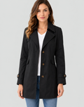 Women's Classic Short Trench Coat | Belted
