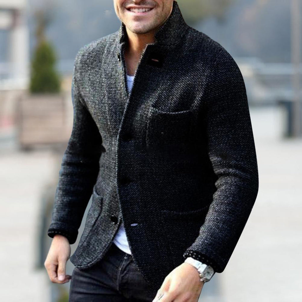 Men’s Structured Knit Blazer | Winter