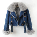 Women's Streetwear Style Cropped Jacket | Casual