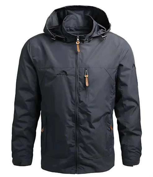 Men's Winter Long Sleeve Zip Up Jacket | Hooded