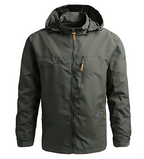 Men's Winter Long Sleeve Zip Up Jacket | Hooded