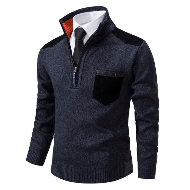 Men’s Elegant Quarter Zip Sweater | Fall
