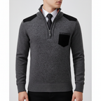 Men’s Elegant Quarter Zip Sweater | Fall