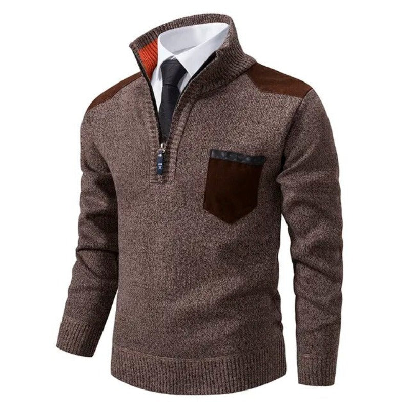 Men’s Elegant Quarter Zip Sweater | Fall