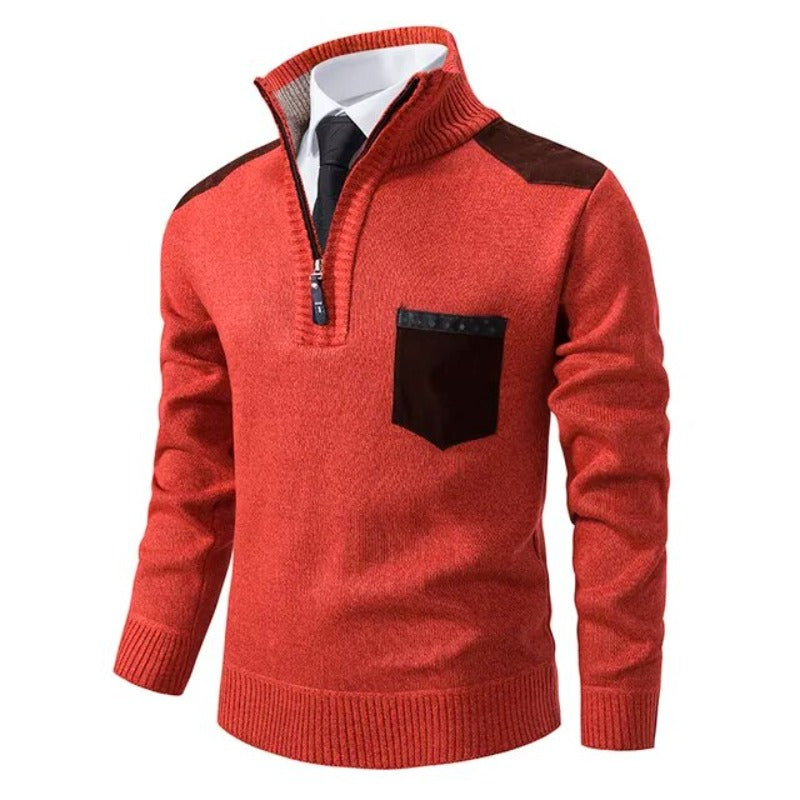 Men’s Elegant Quarter Zip Sweater | Fall