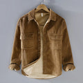 Men's Collar Long Sleeve Button Up Jacket | Casual