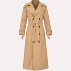 Men's Button Long Pockets Trench Coat | Winter