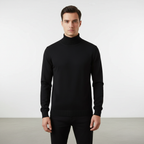 Men’s Turtleneck Knit Sweater | Elegant