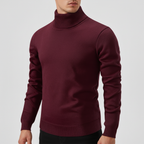 Men’s Turtleneck Knit Sweater | Elegant