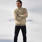 Men’s Ribbed Turtleneck Sweater | Long Sleeves