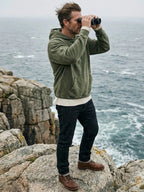 Men's Streetwear Washed Winter Hoodie | Plain
