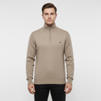 Men’s Textured Half Zip Sweater | Fall