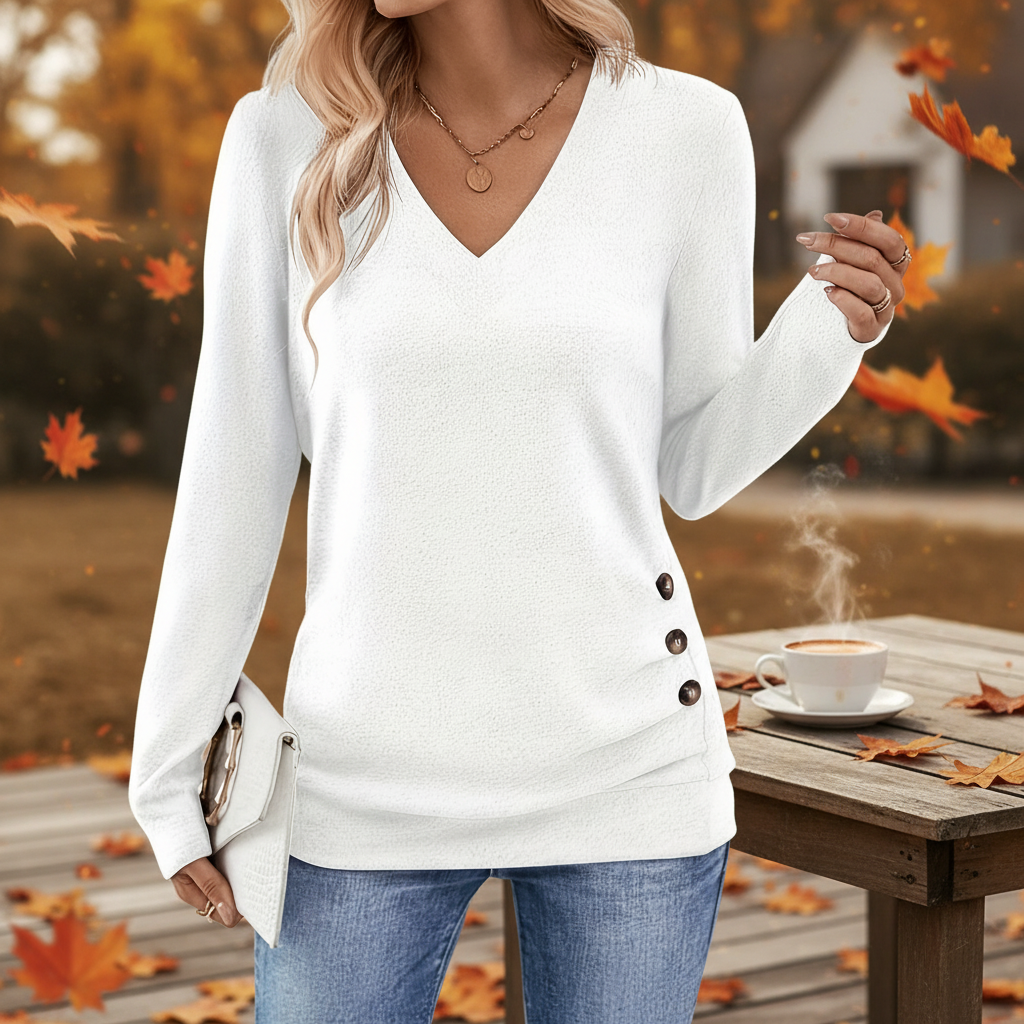 Women’s V-Neck Sweater | Casual