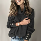Women’s Ribbed Cowl Neck Sweater | Winter