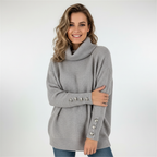Women’s Ribbed Cowl Neck Sweater | Winter