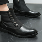 Men’s Evening Ankle Boots | Textured