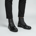 Men’s Evening Ankle Boots | Textured