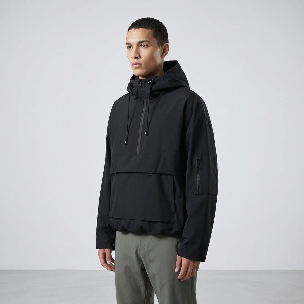 Men’s Long Sleeves Drawstring Hoodie | Kangaroo Pockets