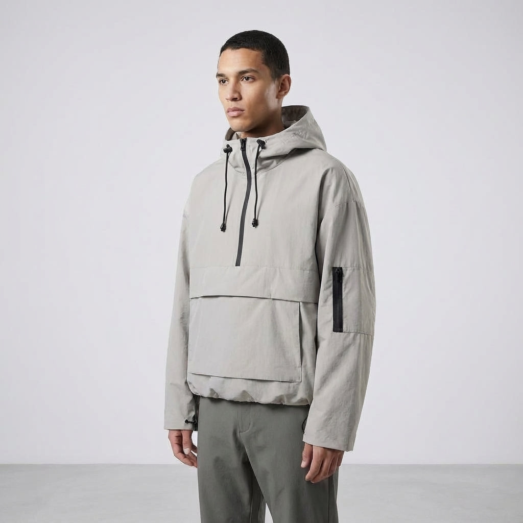 Men’s Long Sleeves Drawstring Hoodie | Kangaroo Pockets