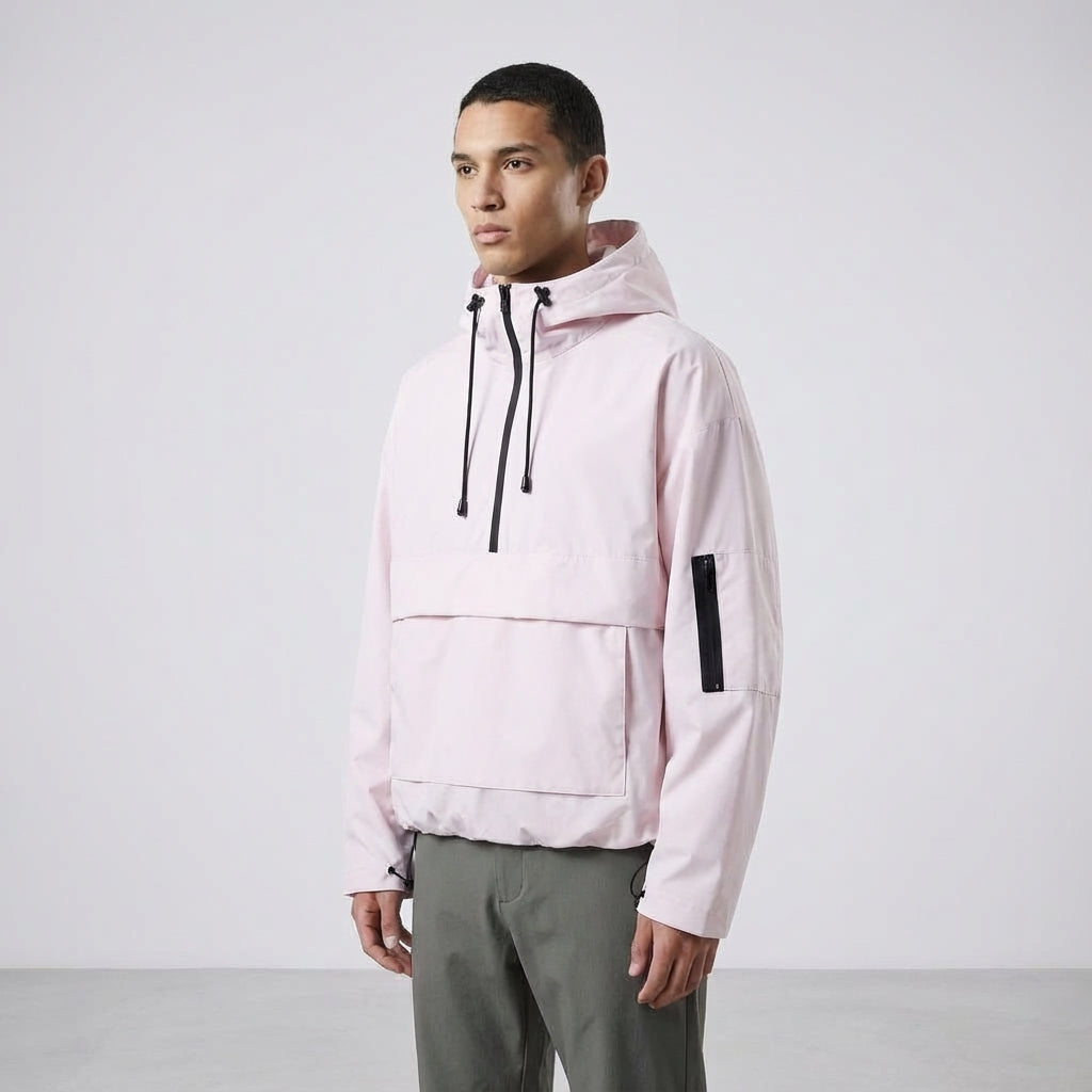 Men’s Long Sleeves Drawstring Hoodie | Kangaroo Pockets