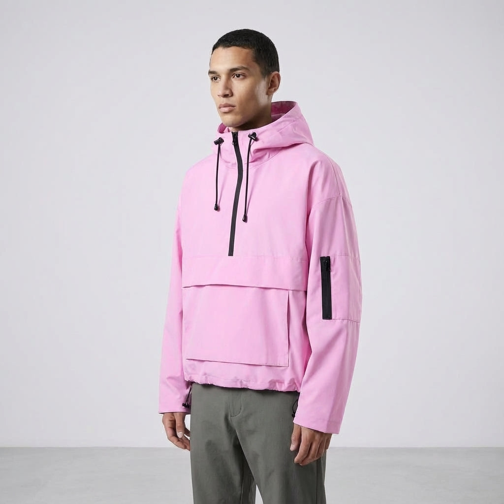 Men’s Long Sleeves Drawstring Hoodie | Kangaroo Pockets