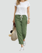 Women's Loose Fit Trousers | Drawstring