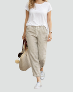 Women's Loose Fit Trousers | Drawstring
