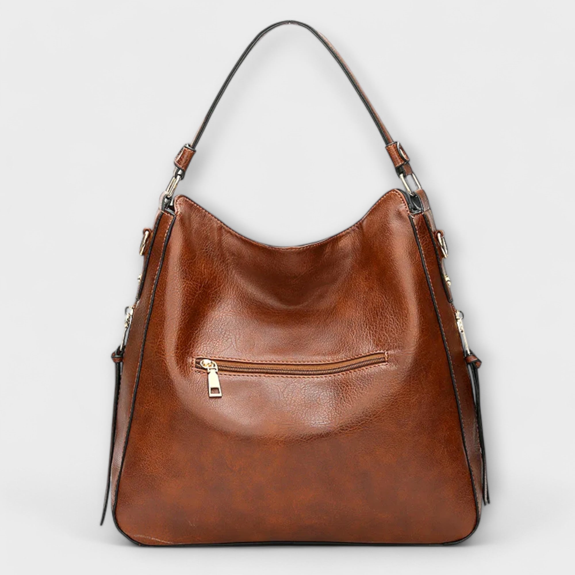 Women's Multi Zip Shoulder Bag | Large
